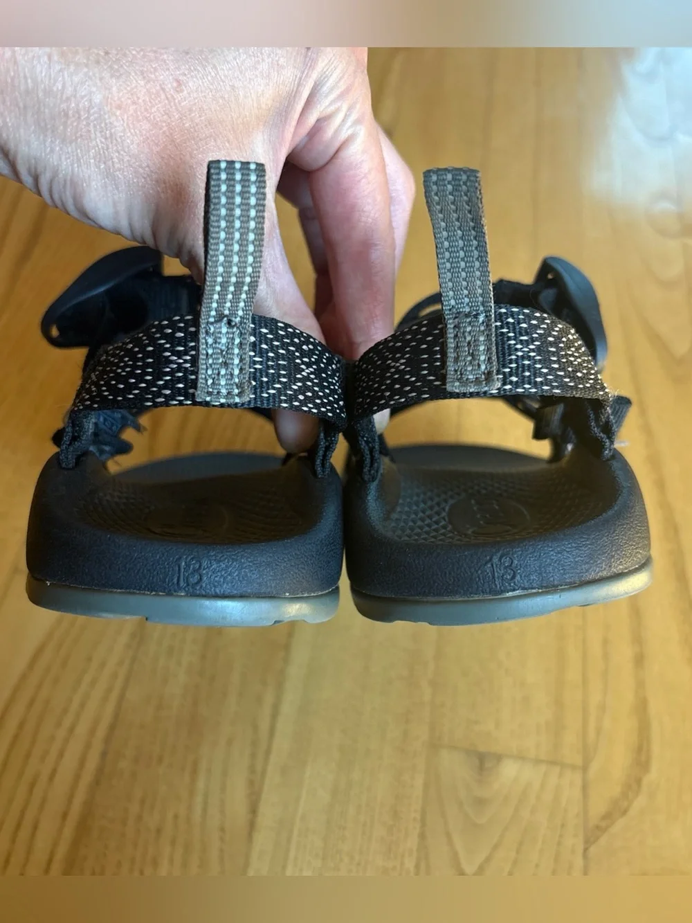 Chaco ZX1 Classic Sandals Ecotread Black Pink White Kids Toddler Girls US Sz 13
